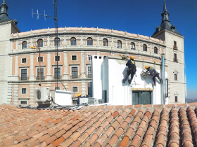 PINTADO FACHADA ALCAZAR TOLEDO